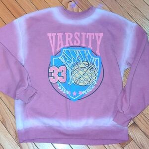 Pink White Tye Dye Sweatshirt Basketball Target